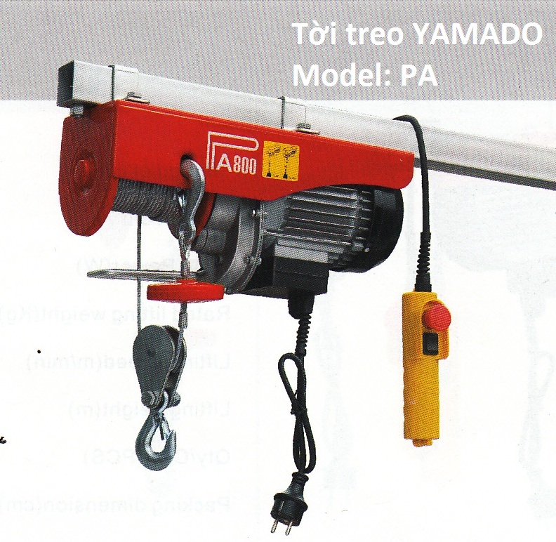 Tời treo PA - Yamado